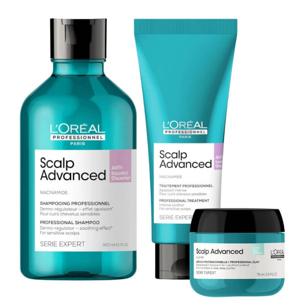  L'Oréal Professionnel Serié Expert Scalp Advanced Treatment Bundle + FREE 75ml Mask 