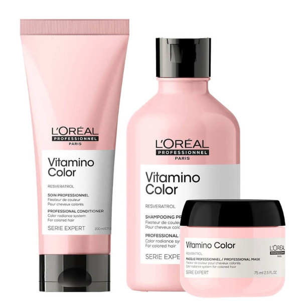 L'Oréal Professionnel Vitamino Shampoo & Conditioner DUO + FREE 75ml Mask