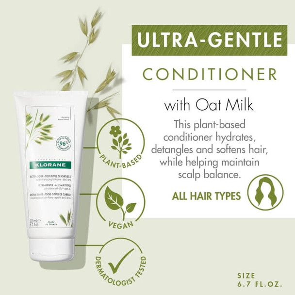 Klorane Oat Milk Conditioner 200ml