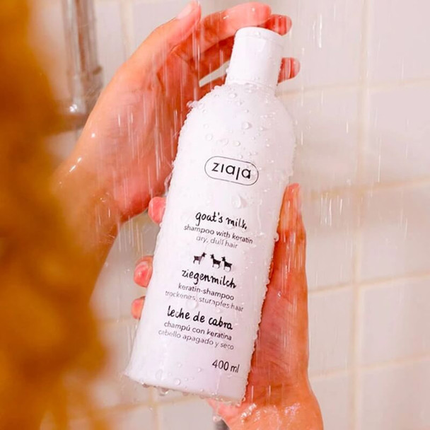 Ziaja Goats Milk Shampoo 400ml Live