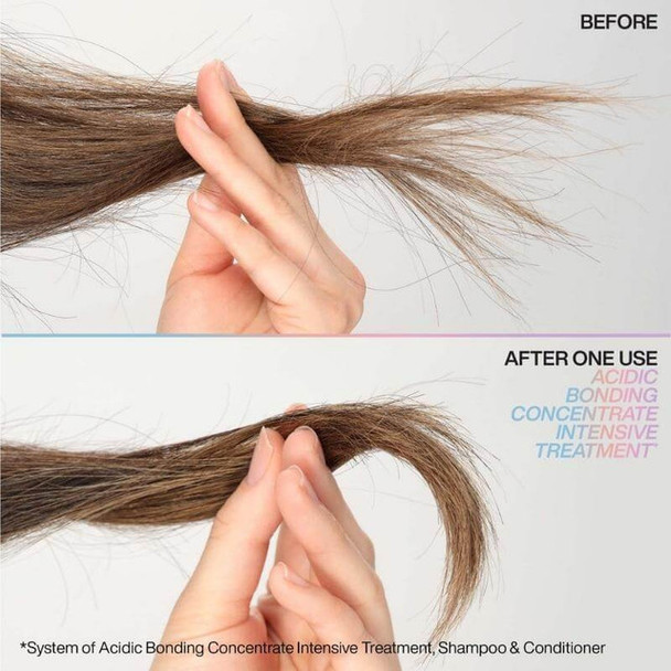 Redken Acidic Bonding Concentrate Intensive Pre-Treatment, Shampoo, Conditioner Bond Repair Bundle For Damaged Hair Lifestyle