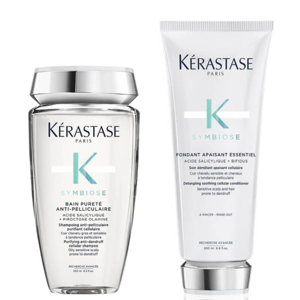 Kérastase Symbiose Anti-Dandruff Cleanse and Condition Duo for Oily Scalps
