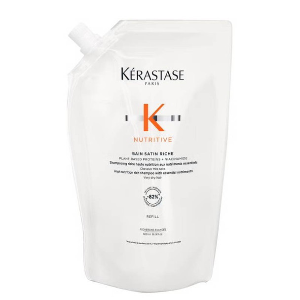 Kerastase Nutritive Bain Riche Shampoo 500ml Refill Pouch