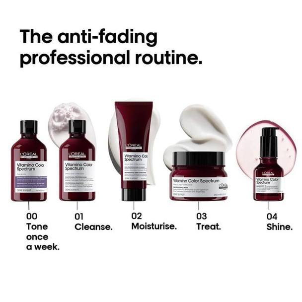L'Oréal Professionnel Vitamino Color Spectrum Purple Tinted Shampoo 300ml 3