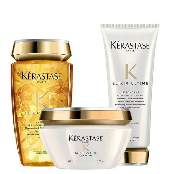 Kérastase Elixir Ultime Shampoo, Conditioner & Mask Trio