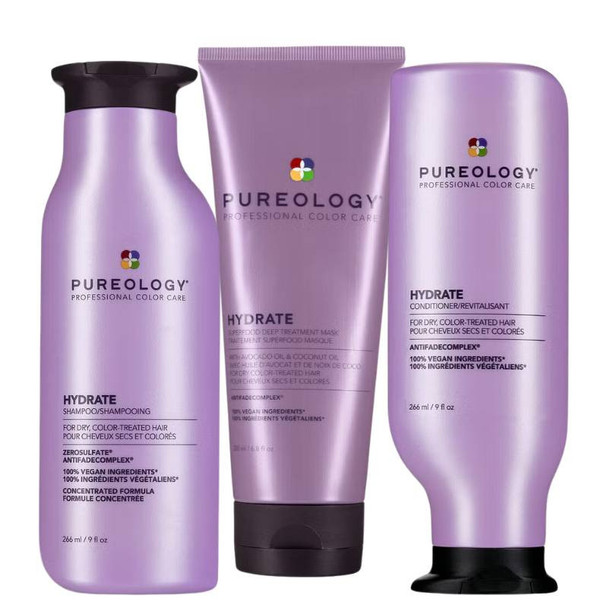 Pureology Hydrate Shampoo, Conditioner & Mask Trio 