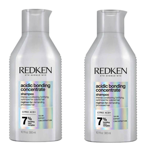 Redken Acidic Bonding Concentrate Shampoo 300ml Duo