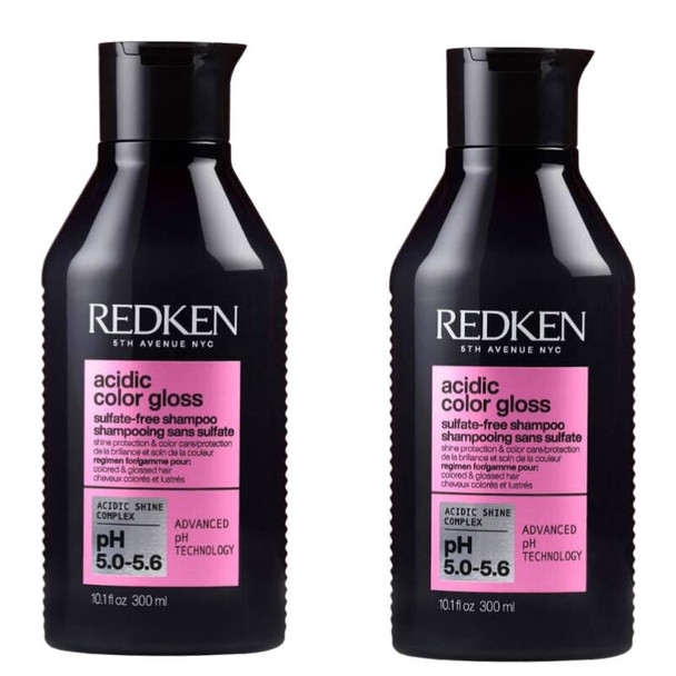 Redken Acidic Color Gloss Shampoo 300ml Duo