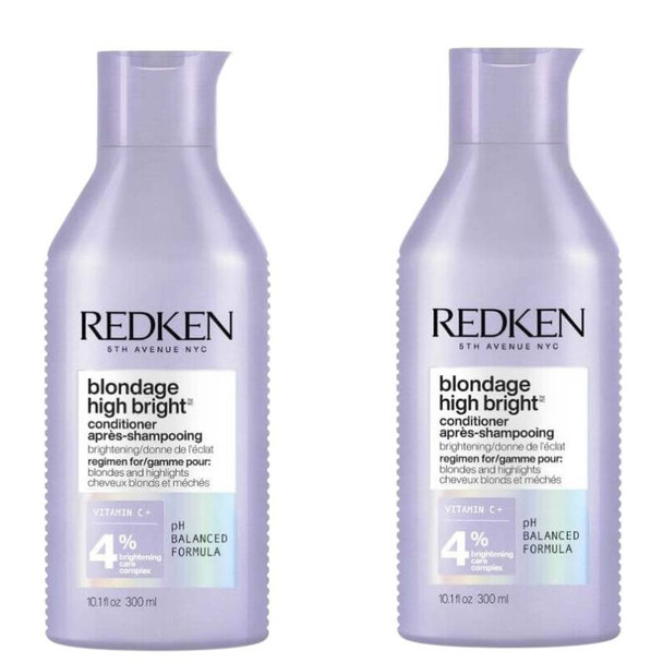 Redken Blondage High Bright Conditioner 300ml Duo