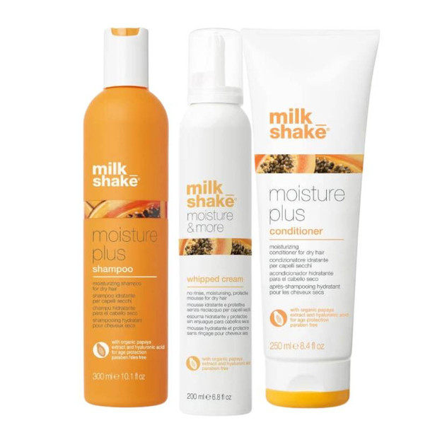 Milkshake Moisture Plus Shampoo, Conditioner & Whipped Cream Trio