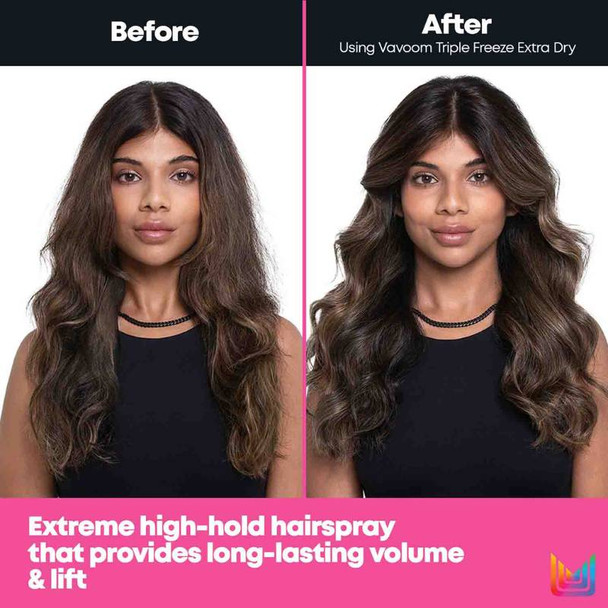 Matrix VaVoom Triple Freeze Extra Dry High Hold Hairspray 300ml 44 Matrix VaVoom Triple Freeze Extra Dry High Hold Hairspray 300ml 44