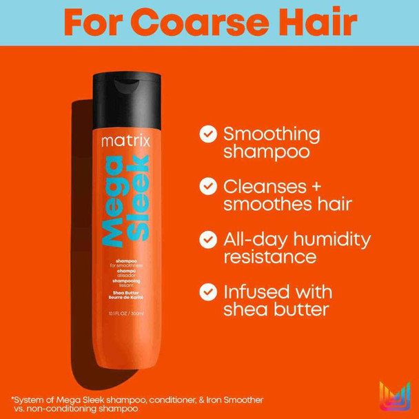 Matrix Mega Sleek Shampoo 300ml 4