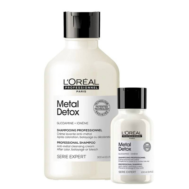 L'Oréal Professionnel Metal Detox Shampoo 300ml + FREE 100ml Mini