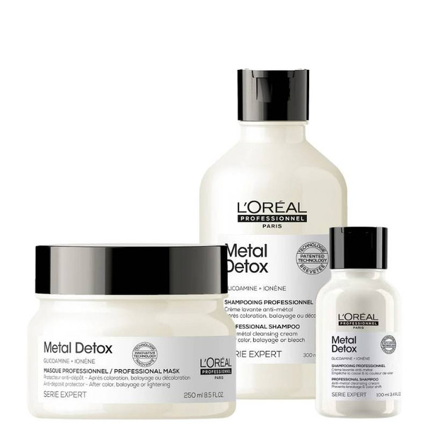 L'Oréal Professionnel Metal Detox Shampoo & Mask + FREE 100ml Mini