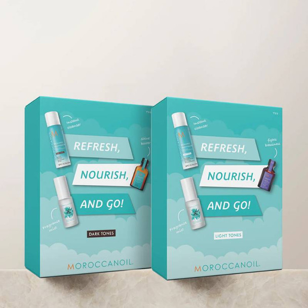 Moroccanoil Refresh, Nourish & Go Kit - Dark 2