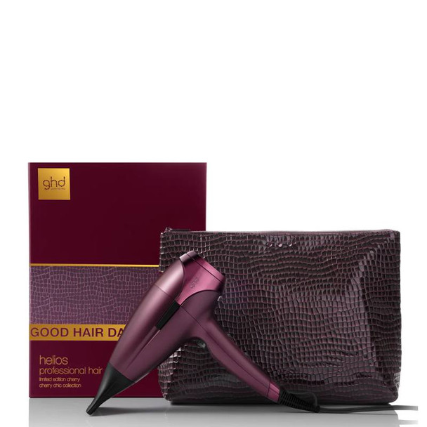 GHD Helios Cherry Chic Gift Set With FREE Wash Bag