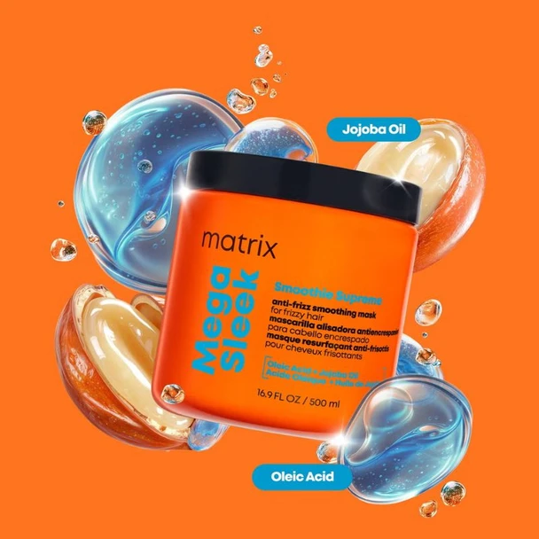 Matrix Mega Sleek Supreme Anti-Frizz Smoothing Mask 500ml 3