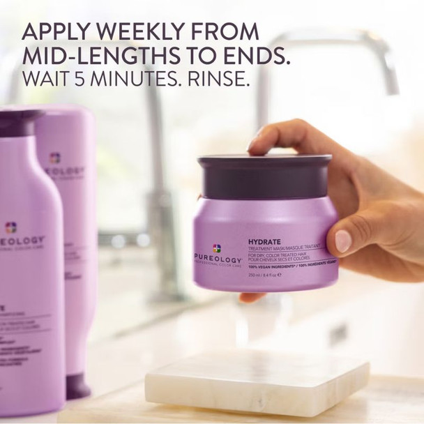 Pureology Hydrate Hair Treatment Mask 250ml 4