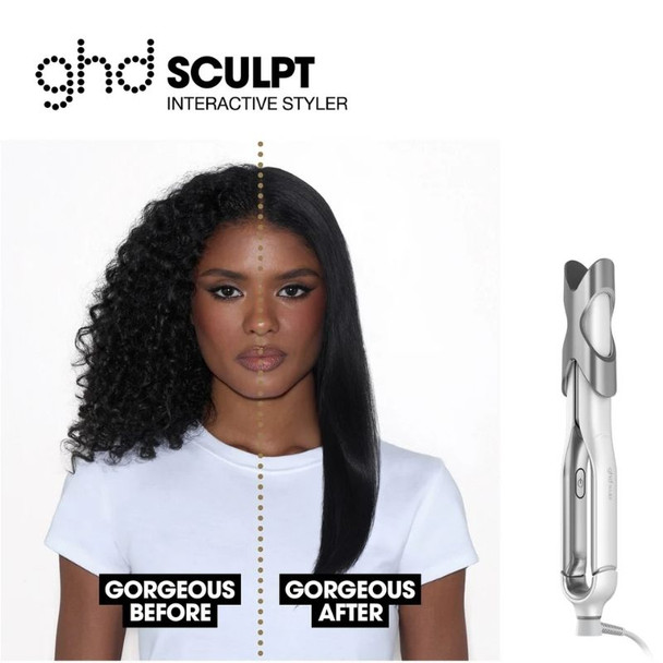 GHD Sculpt Interactive Hair Straightener - White 2