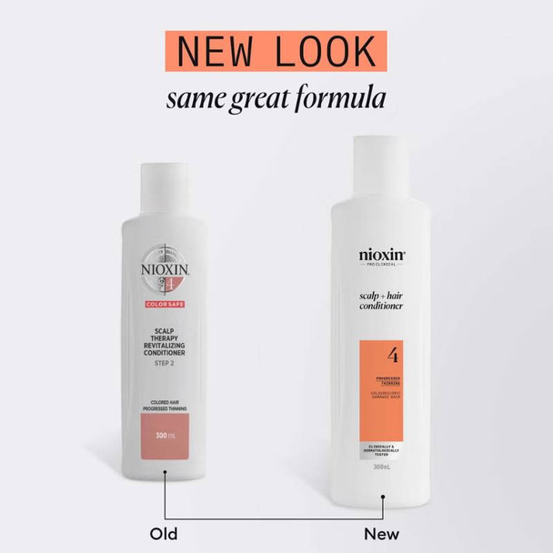 Nioxin System 4 Conditioner for Coloured Dry and Damaged Hair with Progressed Thinning 300ml 2