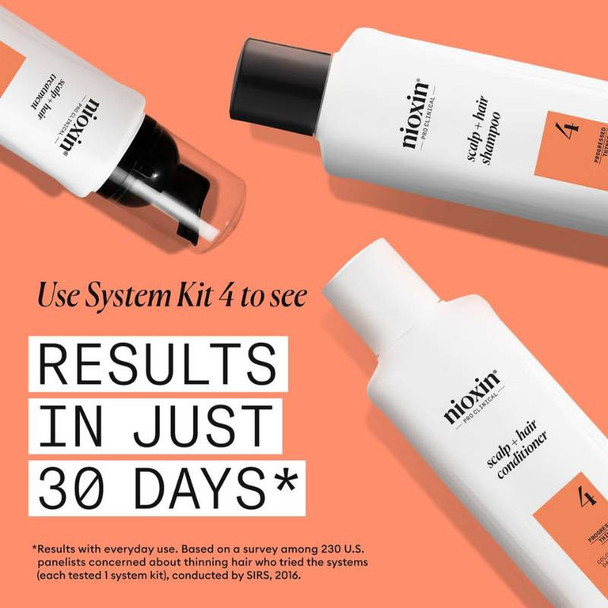 Nioxin System 4 Conditioner for Coloured Dry and Damaged Hair with Progressed Thinning 300ml 4