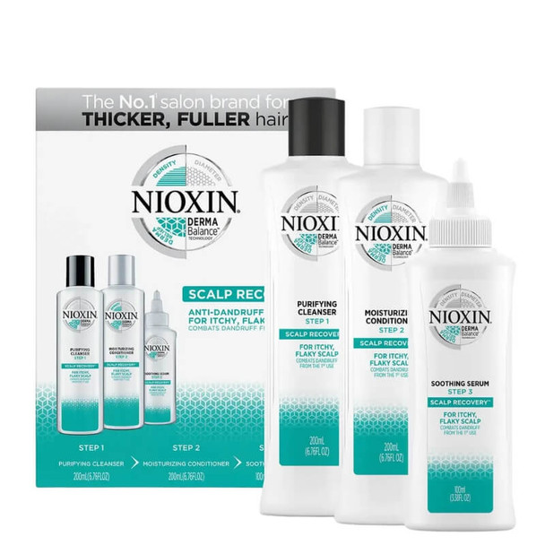 Nioxin Scalp Recovery: Anti-Dandruff 3-Step System Kit