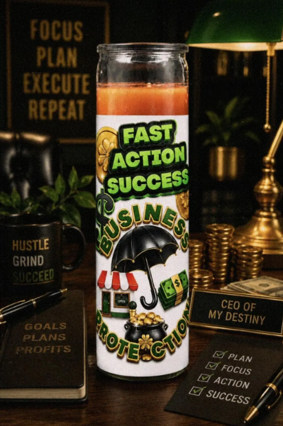The Business Protection 7 Day Prayer Candle is created for entrepreneurs, business owners, independent professionals, creators, and anyone seeking spiritual protection surrounding their work, money, reputation, and professional endeavors.
