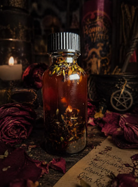 Florida Water Hoodoo Oil is a traditional spiritual cleansing and purification oil inspired by the legendary Florida Water formula. Crafted for rootwork, altar work, candle dressing, spiritual baths, ancestor offerings, and energy clearing rituals, this oil is designed to help remove stagnant energy, refresh your spiritual space, and elevate your vibrations.