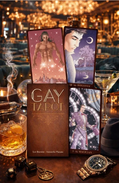 Step into a groundbreaking tarot experience with The Gay Tarot, a landmark deck that reimagines traditional tarot through the lens of authentic connection, identity, and modern relationships. Originally published in 2004, this powerful 78-card deck centers the lived experiences of gay men, offering a fresh yet deeply symbolic approach to divination.