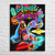 Dive into a world of vibrant color, cosmic energy, and oceanic magic with this stunning Mermaid Goddess Graffiti Canvas Art. Featuring a bold, tattooed mermaid surrounded by celestial planets, crystals, neon splashes, and graffiti-inspired typography, this artwork combines fantasy, street art, pop surrealism, and modern urban aesthetics into one unforgettable statement piece.