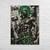 Honor the indomitable spirit of Orisha Ogun, the powerful Yoruba deity of iron, warfare, labor, craftsmanship, technology, roads, and protection, with this striking canvas wall art. Revered as the divine warrior and path-opener, Ogun represents resilience, determination, courage, and the strength to overcome obstacles.