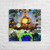 12 Zodiac Balanced Monk – Graffiti Modern Street Stretched Art Canvas - Modern Zodiac Monk Graffiti – Mindfulness Wall Décor- Urban Monk Art