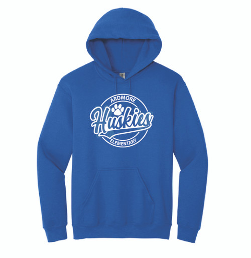 Gildan Heavy Blend Pull-Over Hoodie Circle logo  Adult & Youth (scroll over images to see Sizing Chart)