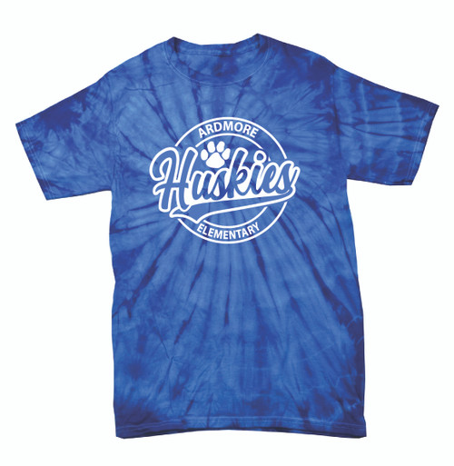 Ardmore Colortone Spider Circle logo Tie Dye T-Shirt