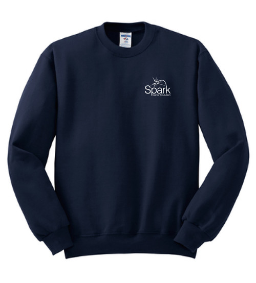 SPARK JERZEES® NuBlend® Unisex Sweatshirt Navy