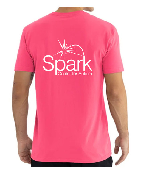 SPARK Next Level Apparel® Unisex Cotton T-Shirt Hot Pink