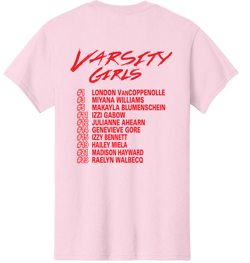 Lake Shore Volleyball I Dig 26 Light Pink Tee  FF and FB