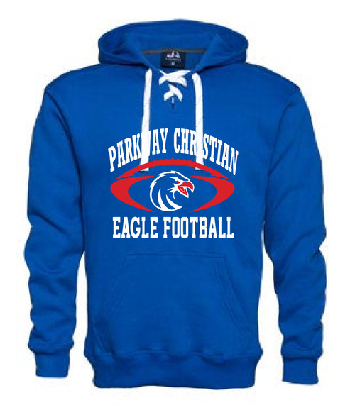 Parkway C Football J. America Sport Lace Hoodie Royal
