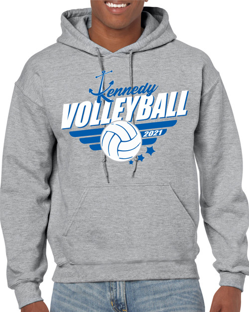 KMS Volleyball Gildan Heavy Blend  Adult Hooded Sweatshirt
