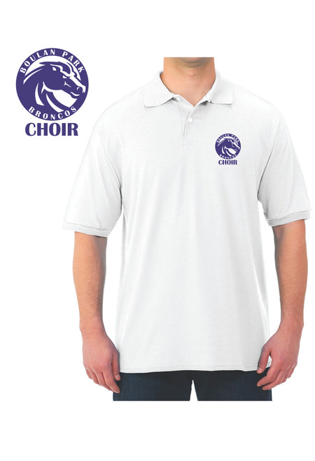 Boulan Park Choir JERZEES® SpotShield™ Sport Shirt with Embroidered Logo