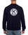 .Gildan Heavy Blend Adult Crewneck Sweatshirt with Left Chest & Full Back Screen Printed Logo