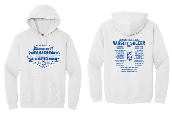 Lakeview Women's Soccer Champs Gildan® Heavy Blend™ Adult Hooded Sweatshirt