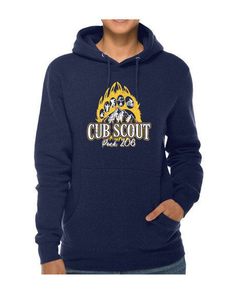 Pack 206 LaneSeven Premium Hoodie  YOUTH & ADULT
