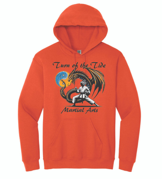Port & Company® Core Fleece Pullover Hooded Sweatshirt  Orange