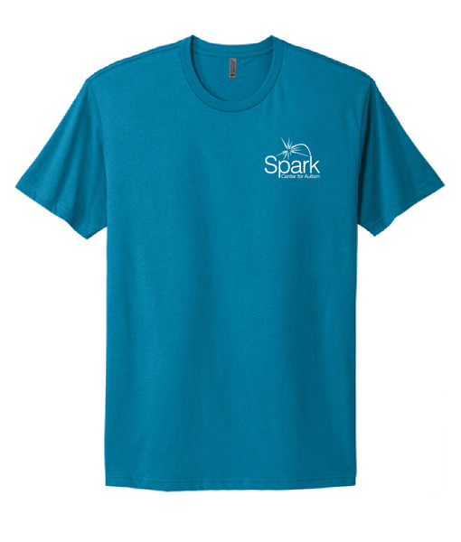 SPARK Next Level Apparel® Unisex Cotton T-Shirt Turquoise