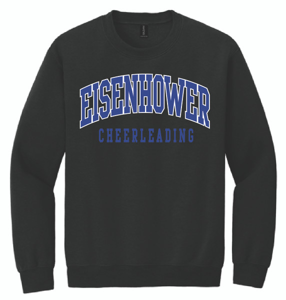 IKE Cheer Crewneck Black