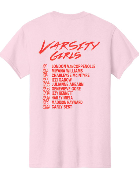 Lake Shore Volleyball I Dig 26 Light Pink Tee  FF and FB