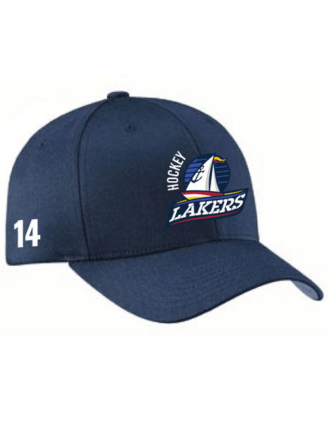 SCS Lakers Hockey Yupoong Flexfit Wooly Combed Twill Cap (includes player number on side)