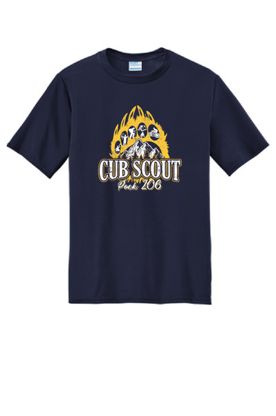 Pack 206 Port & Company®  YOUTH & ADULT Performance Tee