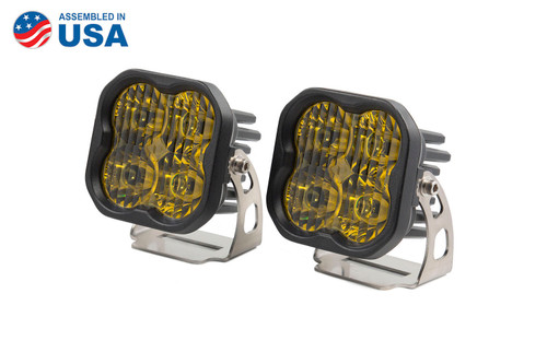 Worklight SS3 Pro Yellow Driving Standard Pair Diode Dynamics